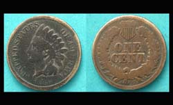 United States, Indian Head, One Cent, 1860
